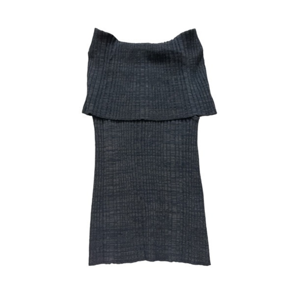 Free People Off Shoulder Fold Over Neck Line Top